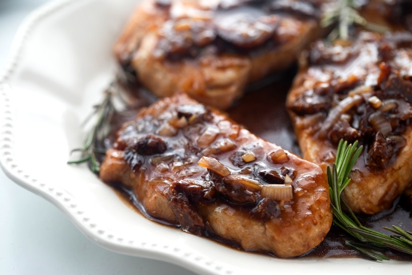 pork loin chops with balsamic
