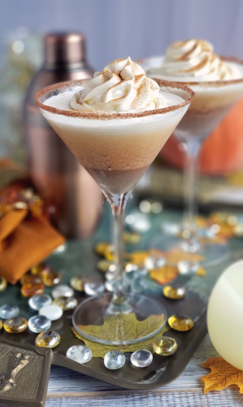 This pumpkin pie martini brings in all the fall flavors, with the perfect mix of spice, sweetness, and a little kick. Be prepared to make everyone a second round. pumpkin pie martini