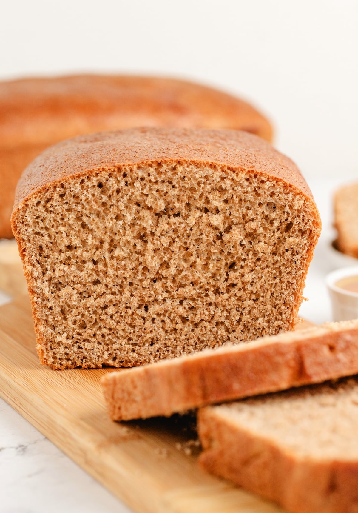 This honey whole wheat sandwich bread has been made countless times, and it never disappoints. It’s the go-to for sandwiches and toast, and it's so simple to whip up. whole wheat sandwich bread