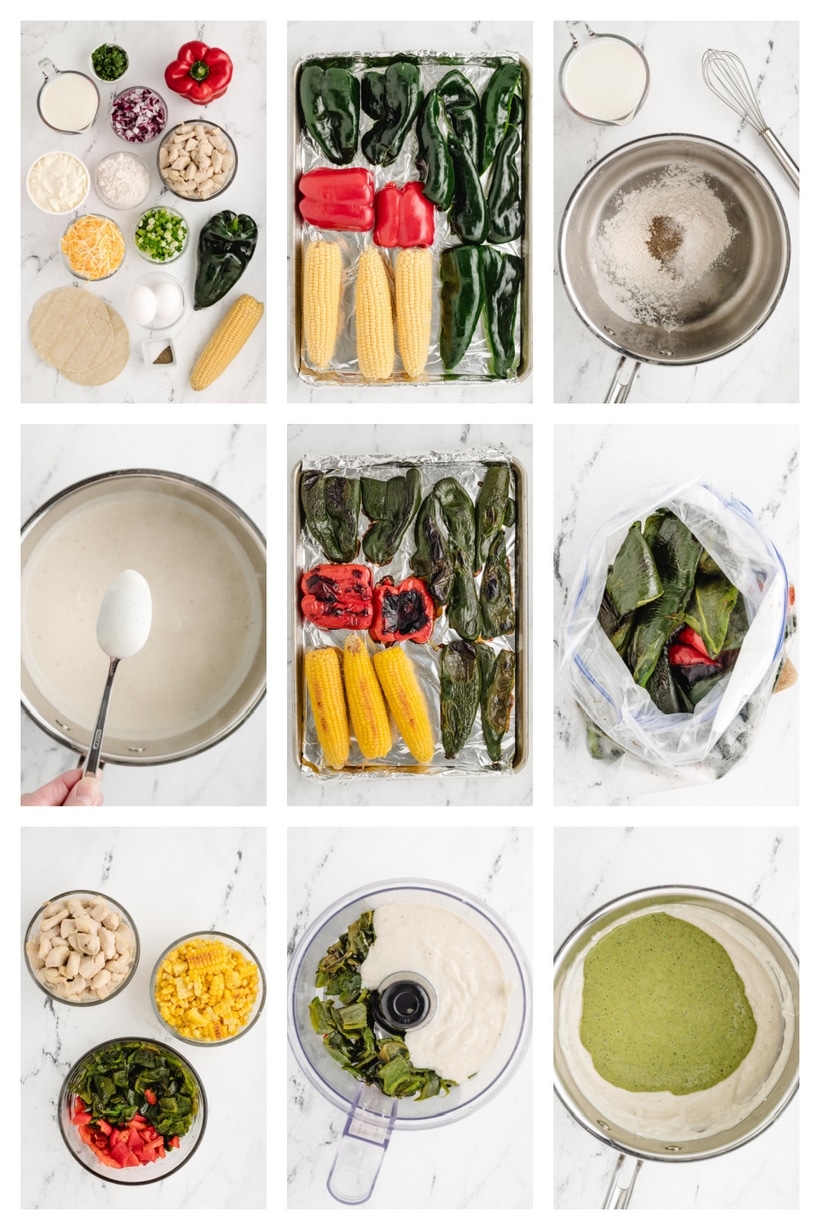 how to make chicken poblano casserole ingredients