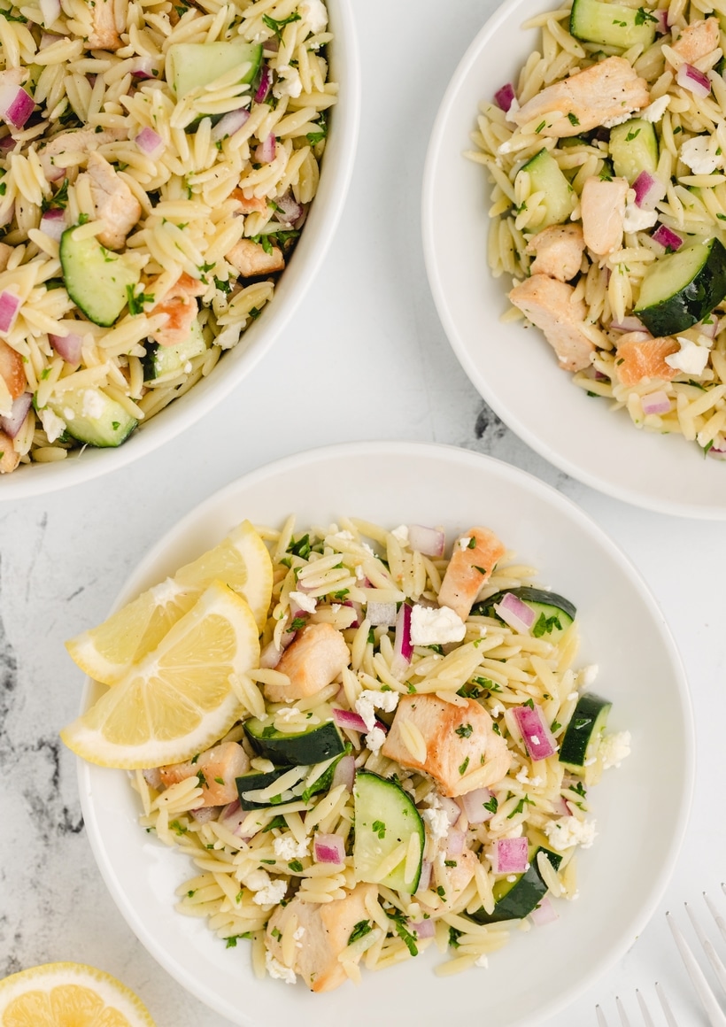 This simple chicken with orzo recipe is packed with vibrant, zesty flavors of the Mediterranean. While nearly every pasta dish is considered "family-friendly," this particular one could easily claim the prize for "easy". recipes for orzo and chicken