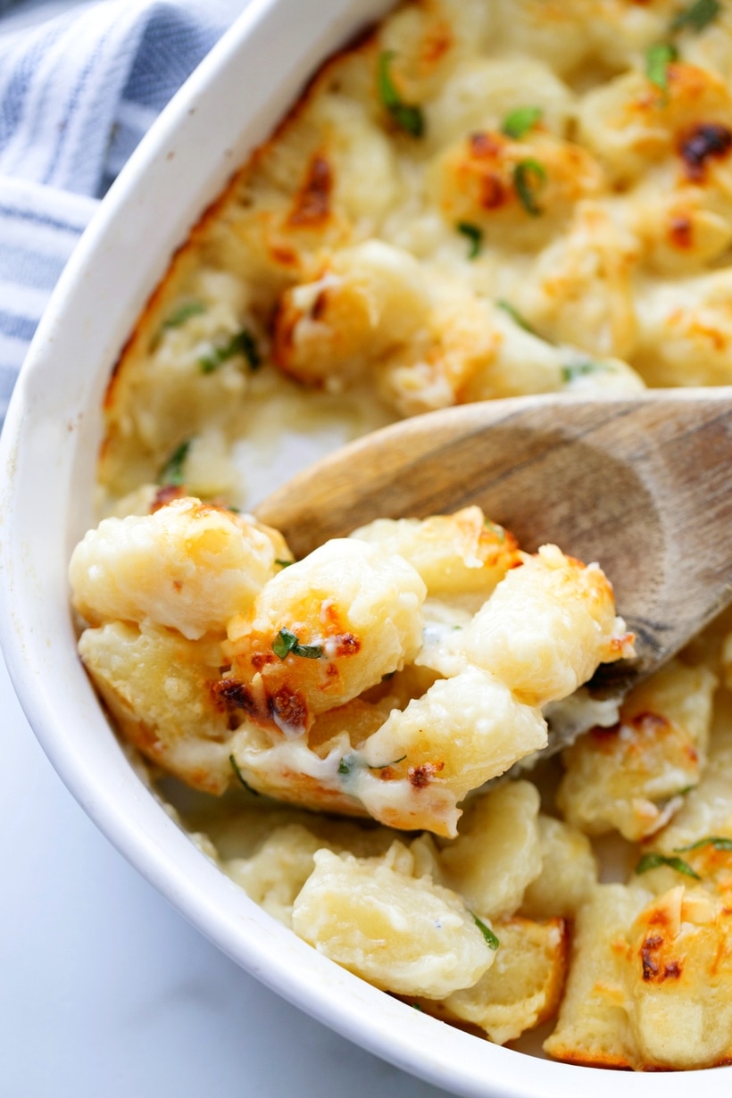 The Best Gnocchi Mac and Cheese - a mouth-wateringly complex blend of flavors. You are going to flip over the savory, richly-layered gnocchi cheese sauce in every bite. baked gnocchi