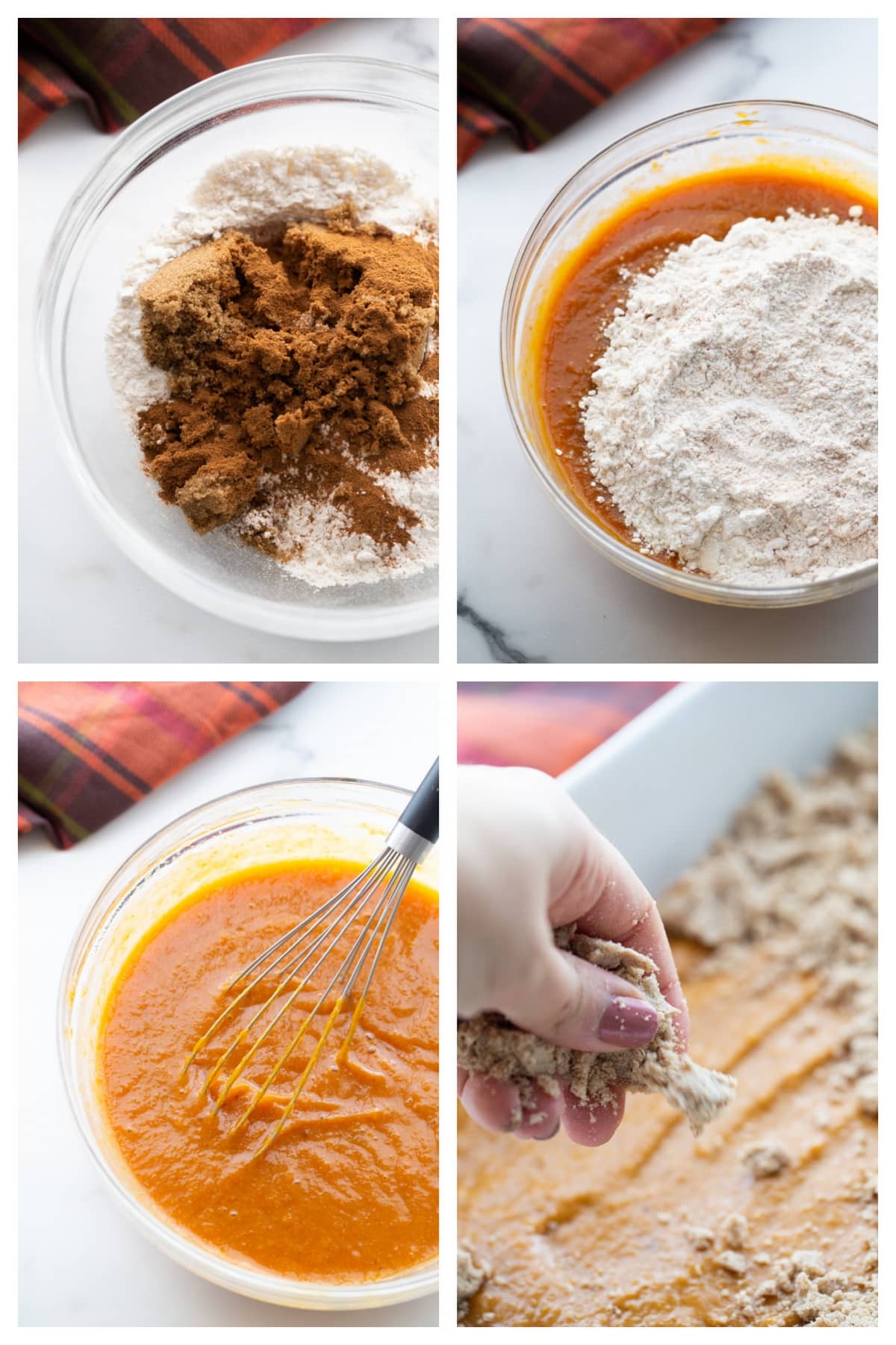 This pumpkin crumb coffee cake brings together all the cozy flavors of cinnamon, ginger, and nutmeg, with a rich crumb topping that adds just the right texture. It’s the perfect treat for a seasonal and comforting bite. how to make it