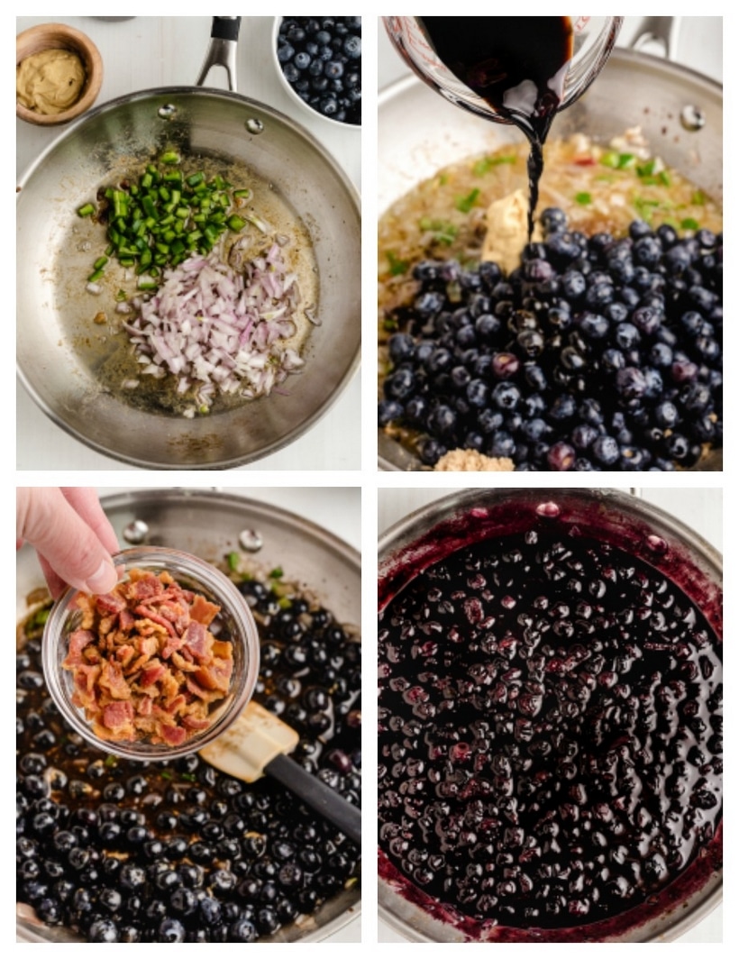 how to make blueberry bacon barbecue sauce