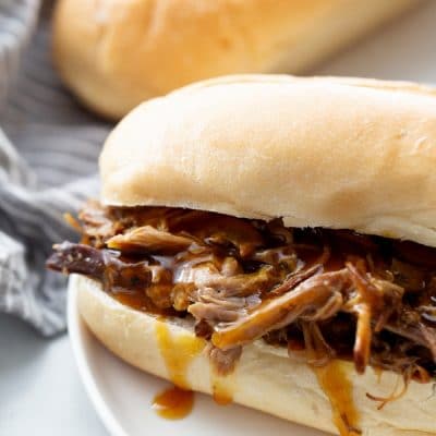 Slow cooker honey-soy pulled pork