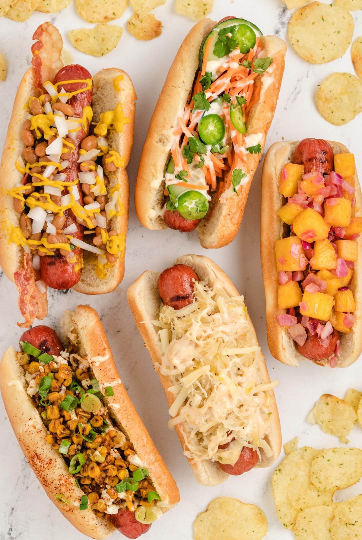Hosting a hot dog bar is a fun way to showcase that taste for hot dogs can extend far beyond just mustard and ketchup. Experimenting with interesting and unique toppings can lead to surprisingly delicious results, delighting those who try these unconventional hot dogs. hot dog bar