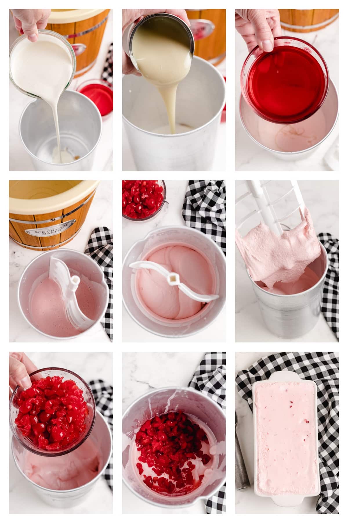 how to make cherry ice cream