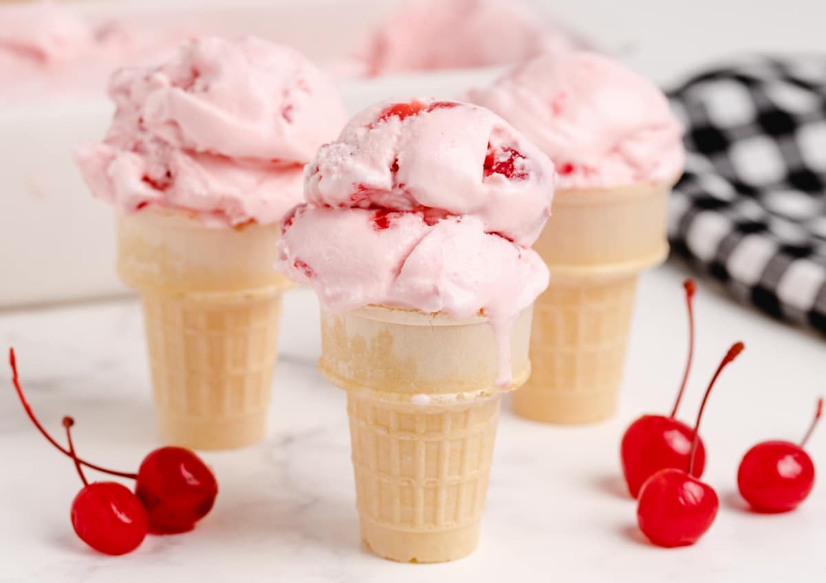 cherry ice cream