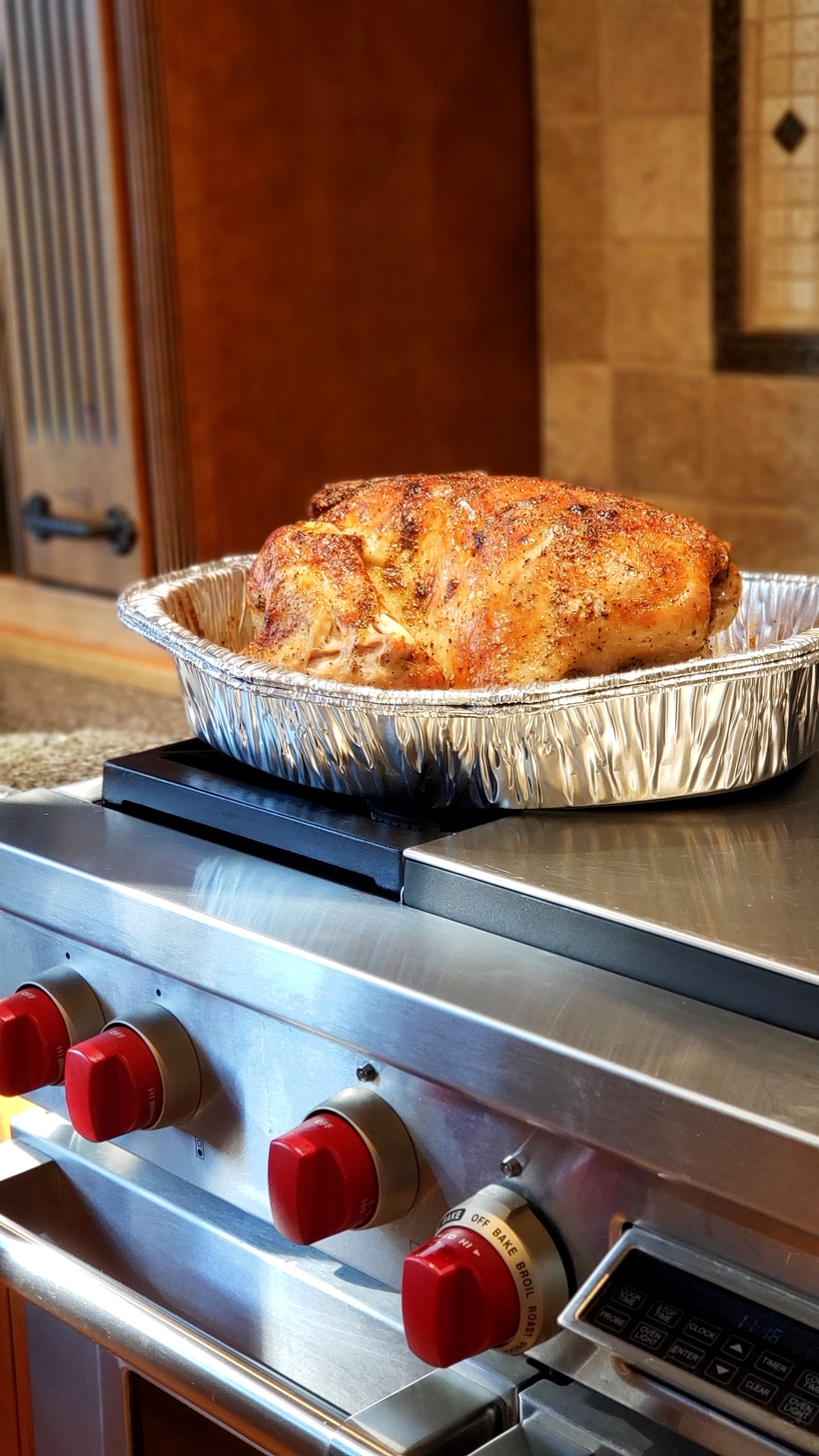 This Mayonnaise Turkey is self-basting, just one of the reasons it is the best turkey you will ever make. Even the juicy leftovers will have you wondering why you've made your turkey any other way. #turkey #mayonnaiseturkeyrecipe #mayonnaiseturkey #mayonnaisethanksgivingturkey #turkeyrecipes #thanksgivingturkey #juicythanksgivingturkey #turkeybrine #juicyturkey
