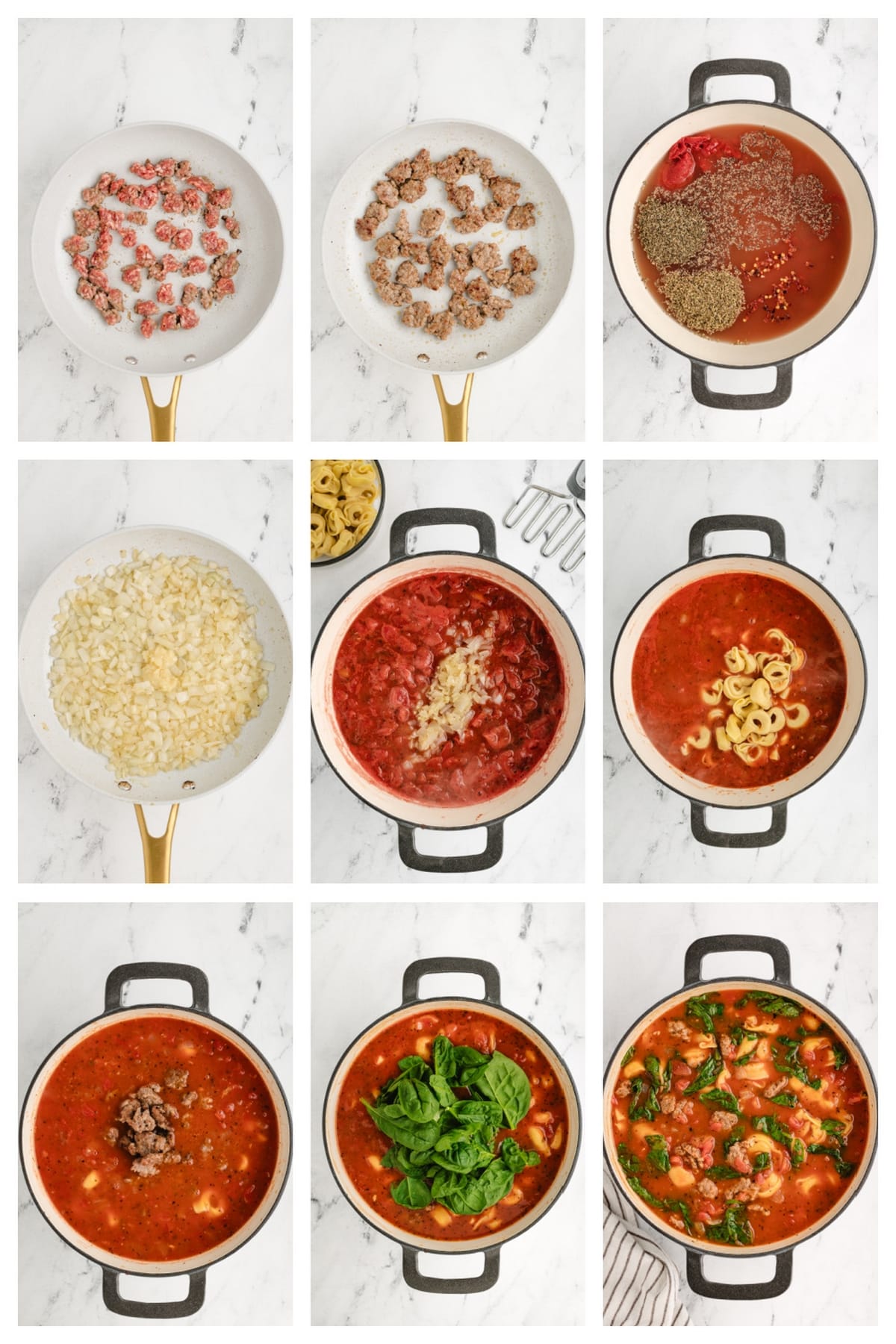 Italian sausage tortellini soup hits all the right notes—hearty, flavorful, and ready in no time. Serve with some crusty bread for an easy, satisfying dinner. how to make it