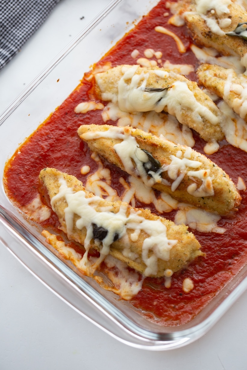 When you don't have time to pound out chicken breasts, make red sauce and shred several kinds of cheese, but still want a to make and serve a comfort meal, this Simple Chicken Tenderloin Parmesan is for you. parmesan chicken tenders