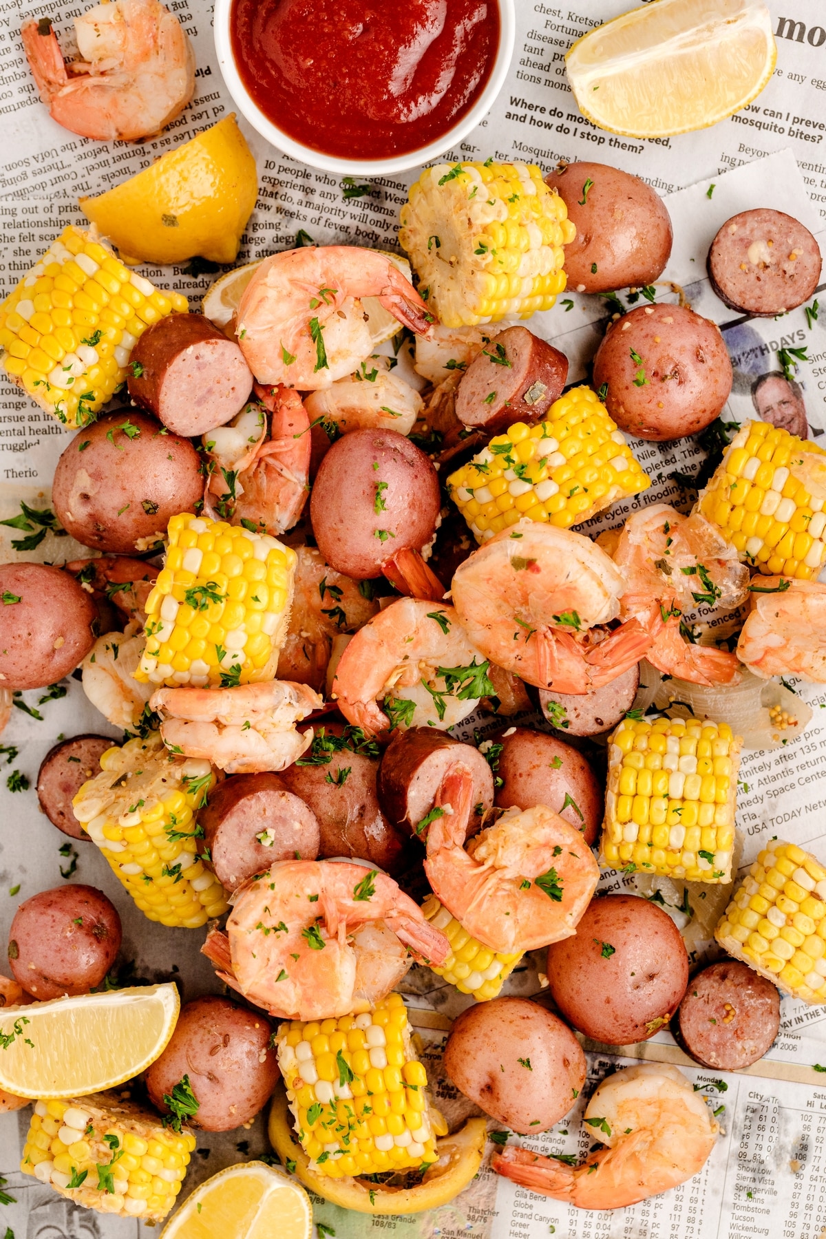Enjoying a Low Country shrimp boil indoors any night of the week is easier than you might think. Just make it on the stove and serve on newspaper for a fun get-together—it’s a great dish to enjoy year-round. seafood boil