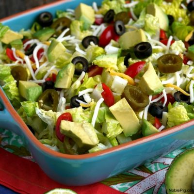 skinny taco dip