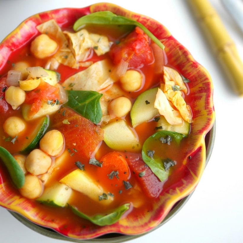 This Skinny Italian Vegetable Soup is perfect when you’re in the mood for something light and healthy. At just 130 calories per cup, it’s a guilt-free feast whenever you want. vegetarian veggie soup