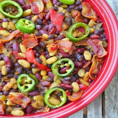 slow cooker root beer beans