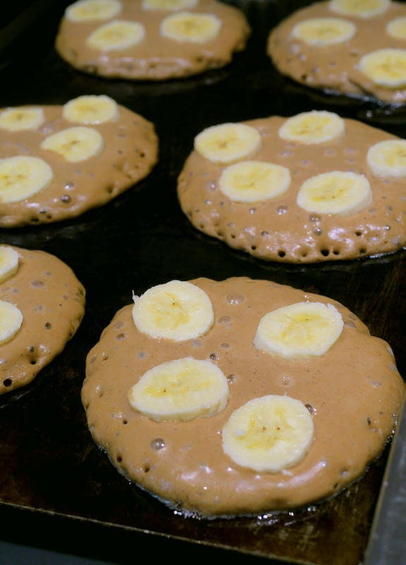 Banana Blender Pancakes