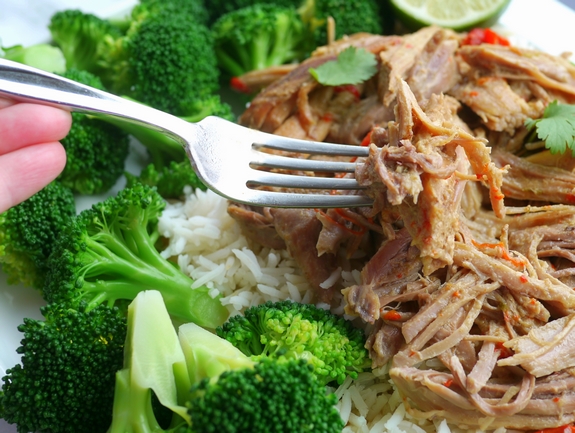 Slow Cooker Thai Pulled Pork