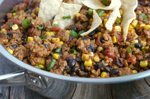 Cheesy Taco Skillet 