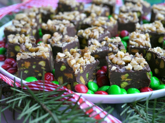 No-Fail Pistachio and Walnut Fudge