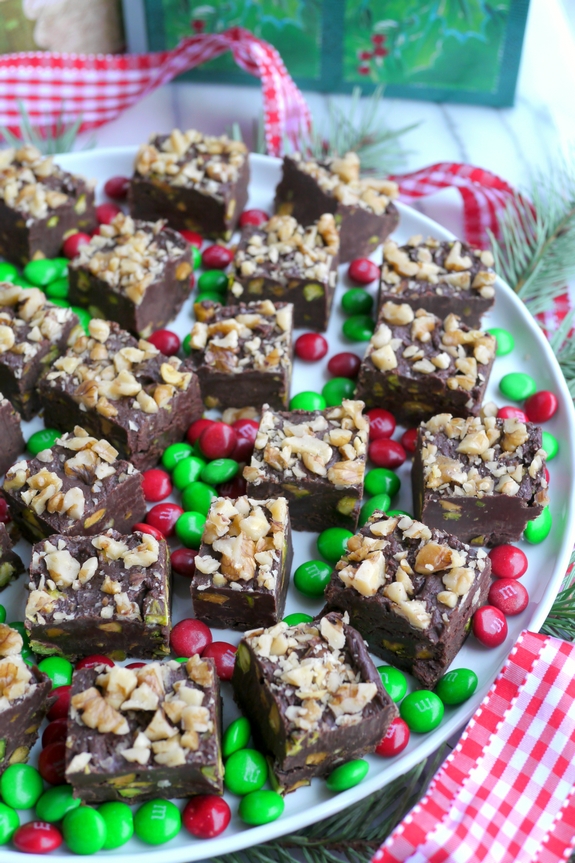 No-Fail Pistachio and Walnut Fudge