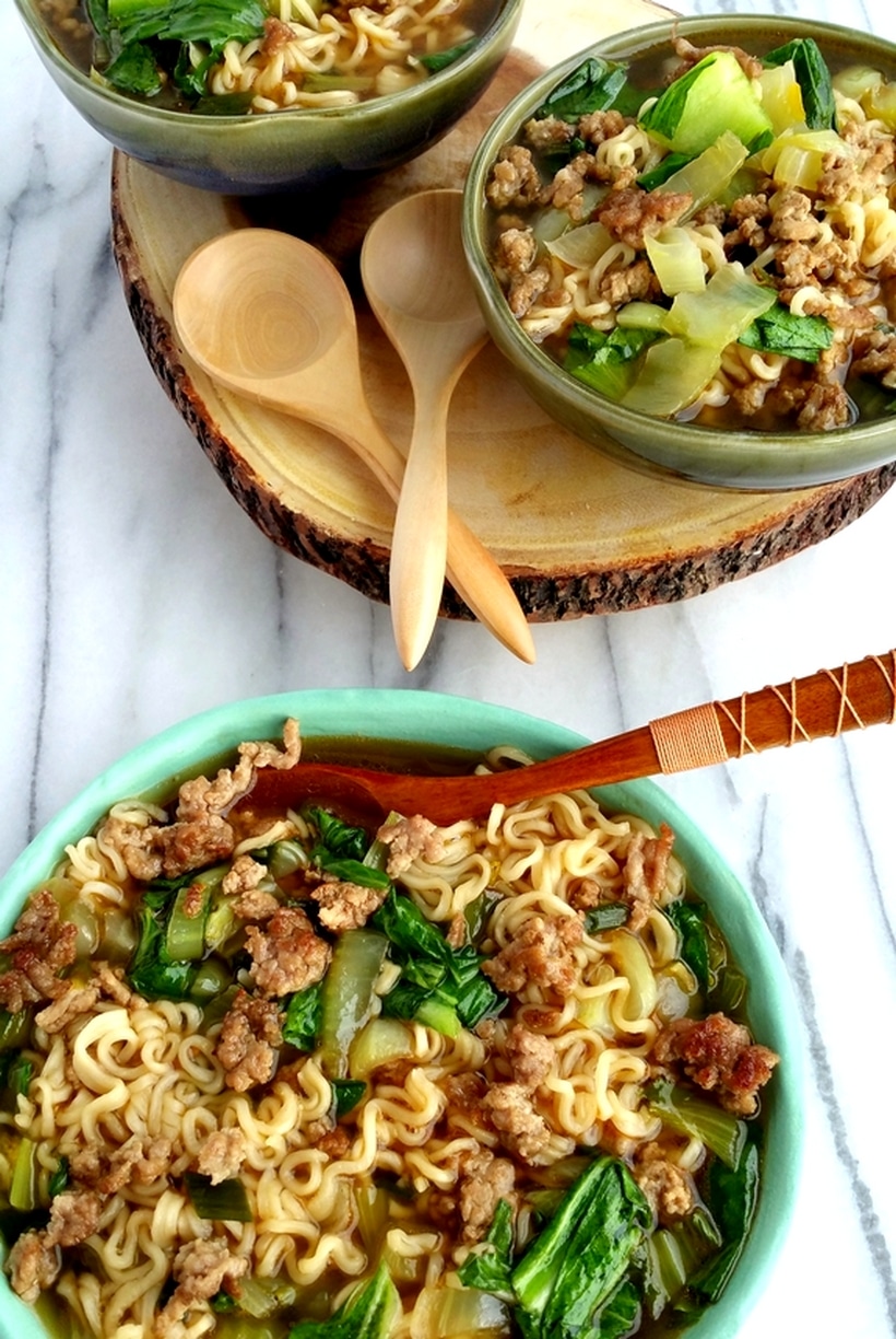 A life-changing Gingery Pork Ramen recipe because honestly, it's going to rock your world. The ground pork turns this ramen into a hearty meal with a pop of flavor you've never quite tasted before. This pork ramen is one of the first meals my son requests when he returns home from college because it's that good, not to mention so easy to make. gingery pork ramen