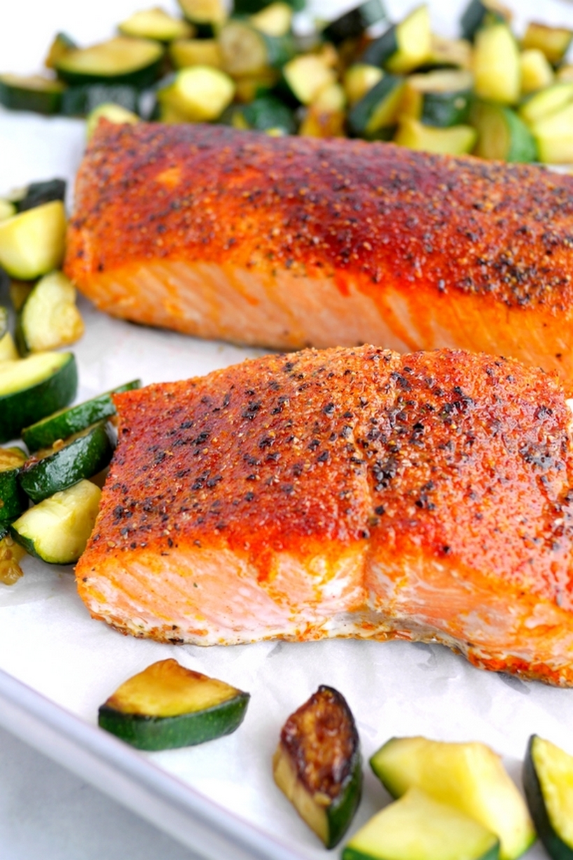 I would have never guessed making salmon in an air fryer would have produced the most tender and juicy salmon every time. I promise this Perfect Air Fryer Salmon will become your new way to conquer salmon in the kitchen from NoblePig.com. #airfryer #airfryerrecipe salmon air fryer time