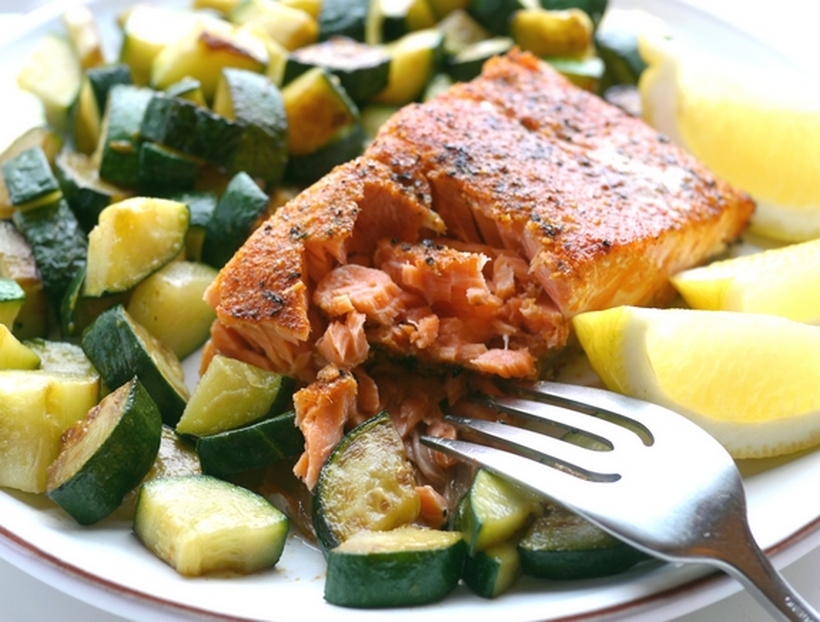 I would have never guessed making salmon in an air fryer would have produced the most tender and juicy salmon every time. I promise this Perfect Air Fryer Salmon will become your new way to conquer salmon in the kitchen from NoblePig.com. #airfryer #airfryerrecipe salmon in air fryer