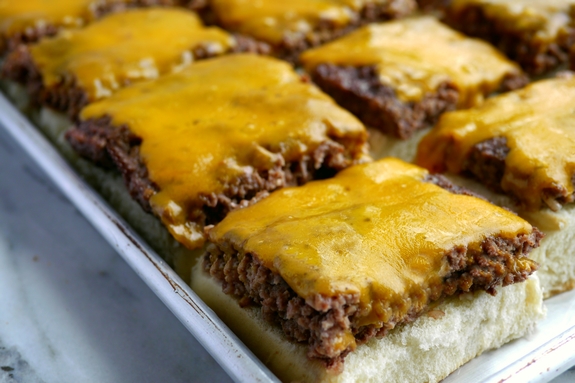 Sheet Pan Sliders with Copykat Big Mac Sauce