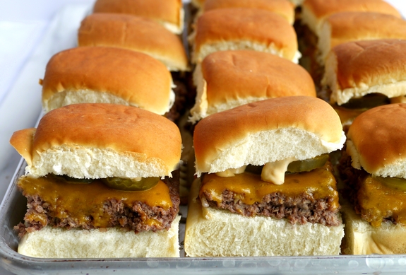 Sheet Pan Sliders with Copykat Big Mac Sauce
