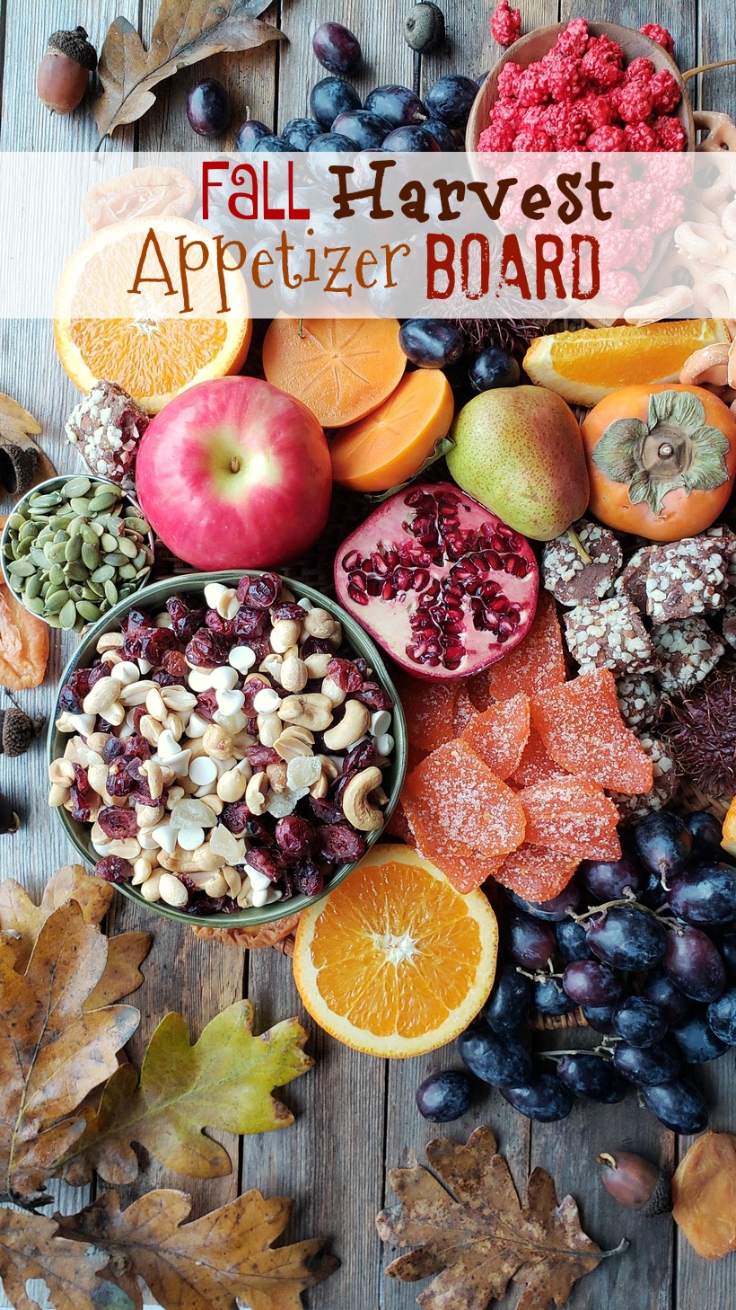 One of my favorite entertaining "hacks" is putting together a big board of seasonal goodies in lieu of preparing appetizers. This Fall Harvest Appetizer Board is a guaranteed crowd-pleaser! #noblepig #appetizer #charcuterieboard