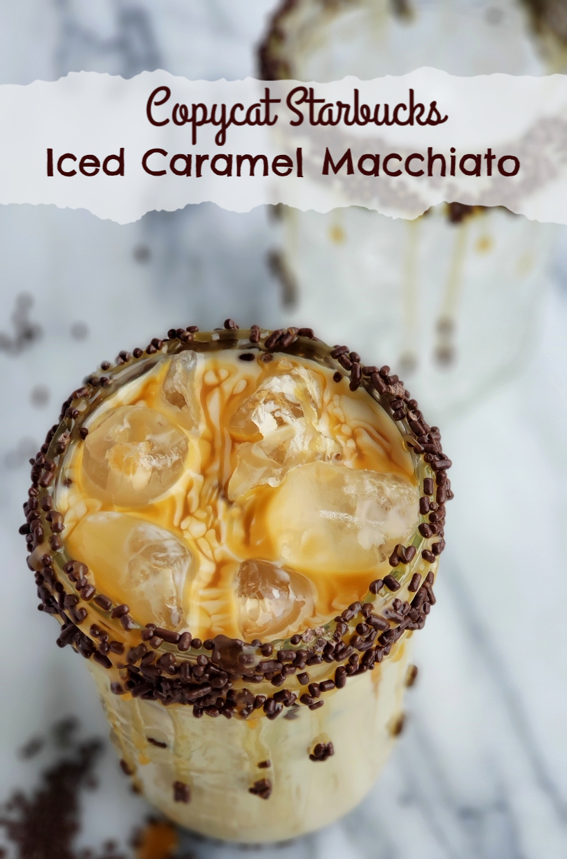 Save yourself a ton of money by preparing this Copycat Starbucks Iced Caramel Macchiato at home. It's so easy to put together with just a few basic ingredients. Iced Caramel Macchiato