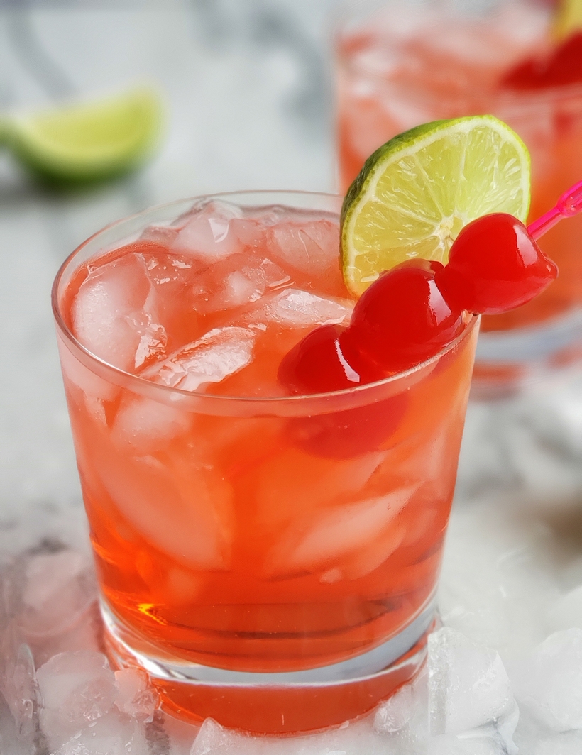 Dirty Shirley cocktail 