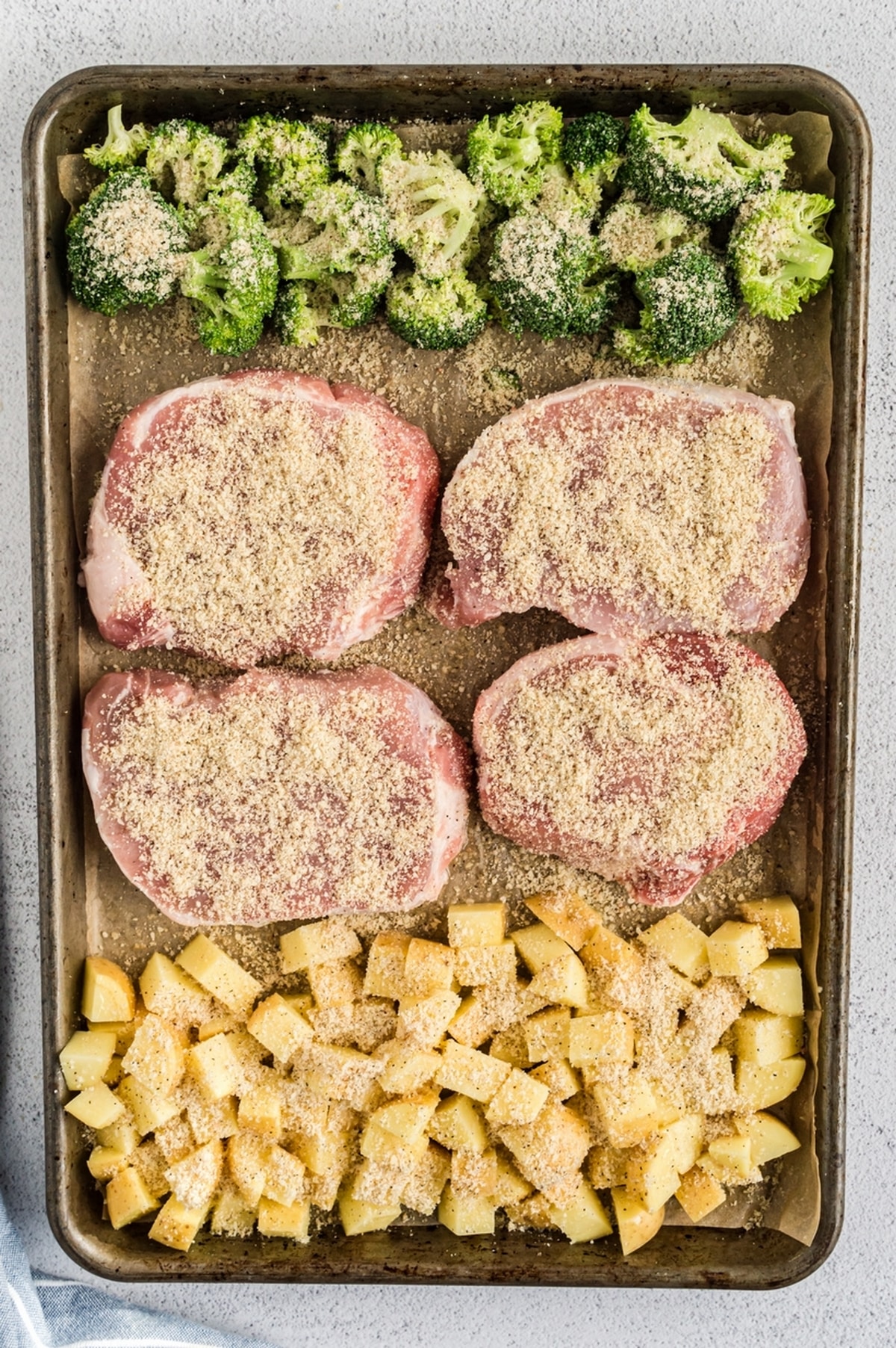 easy pork chop recipes for dinner sheet pan pork chops with potatoes and broccoli