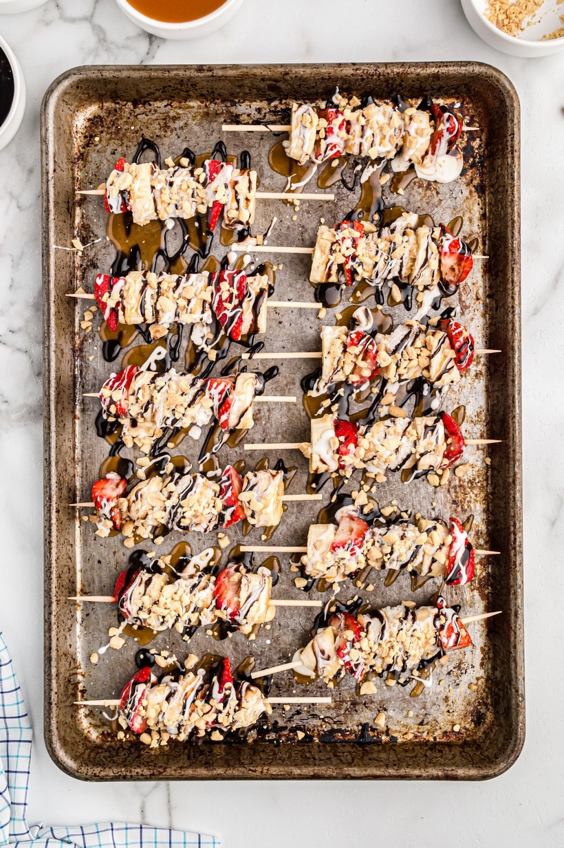 healthy banana split