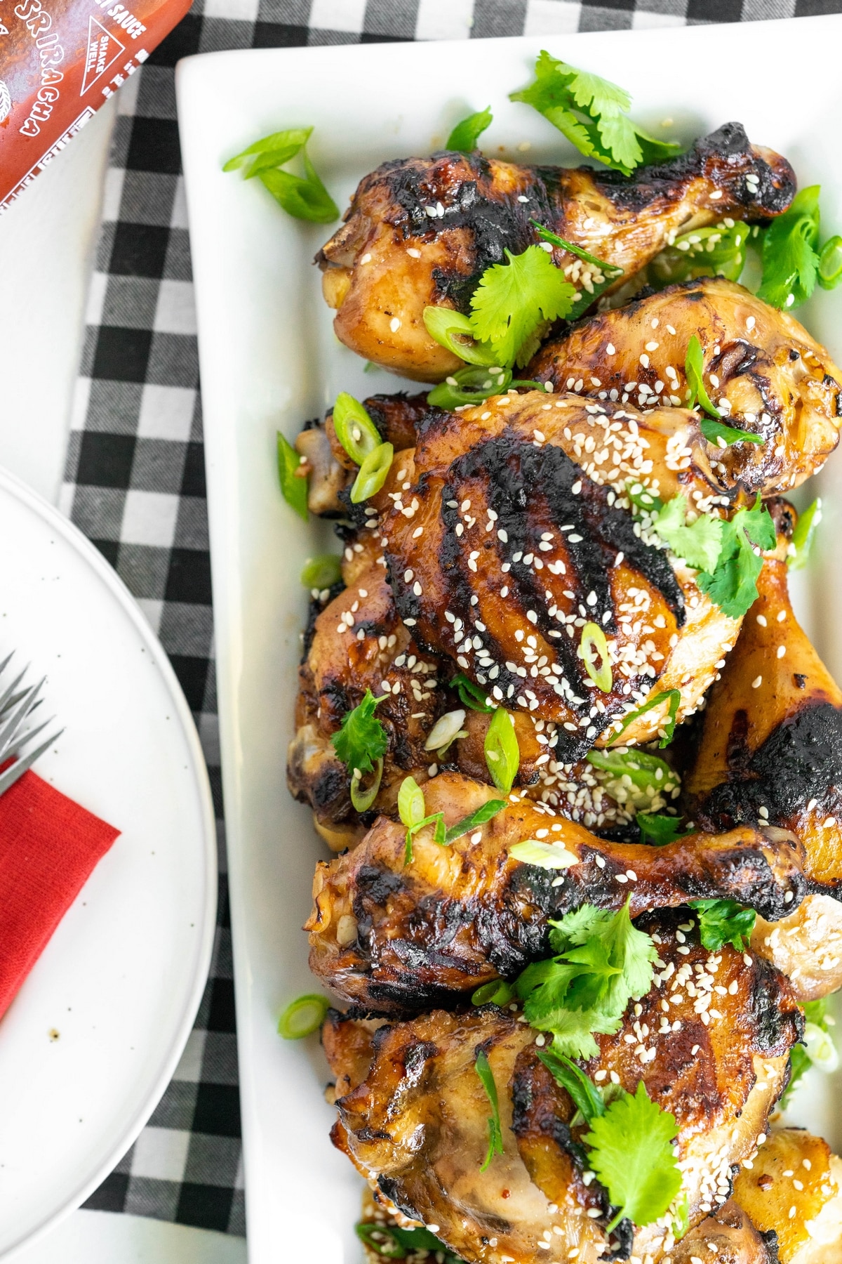 Grilled spicy honey garlic chicken that's a perfect balance of sweet heat, just the way I like it. Trust me, this chicken will be your go-to grilling recipe. grilled spicy chicken