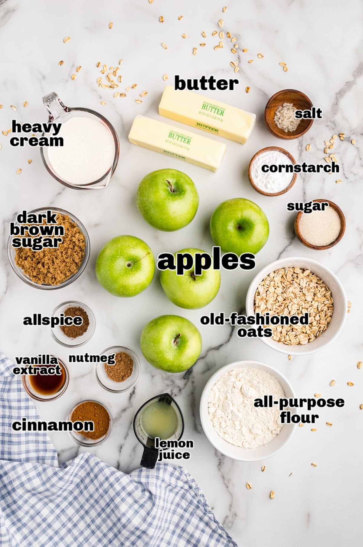 Bring all the caramel apple vibes into your kitchen with this Butterscotch Apple Crisp. Baked until perfectly chewy, it's even better with a scoop of your favorite ice cream on top. ingredients