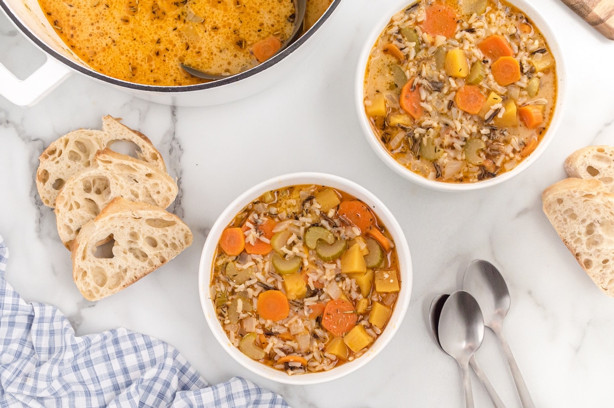 This Wild Rice Soup delivers hearty flavor and perfect texture, striking a balance between satisfying and a little fancy. It’s the kind of thrifty luxury that’s worth mastering in the kitchen. soup wild rice