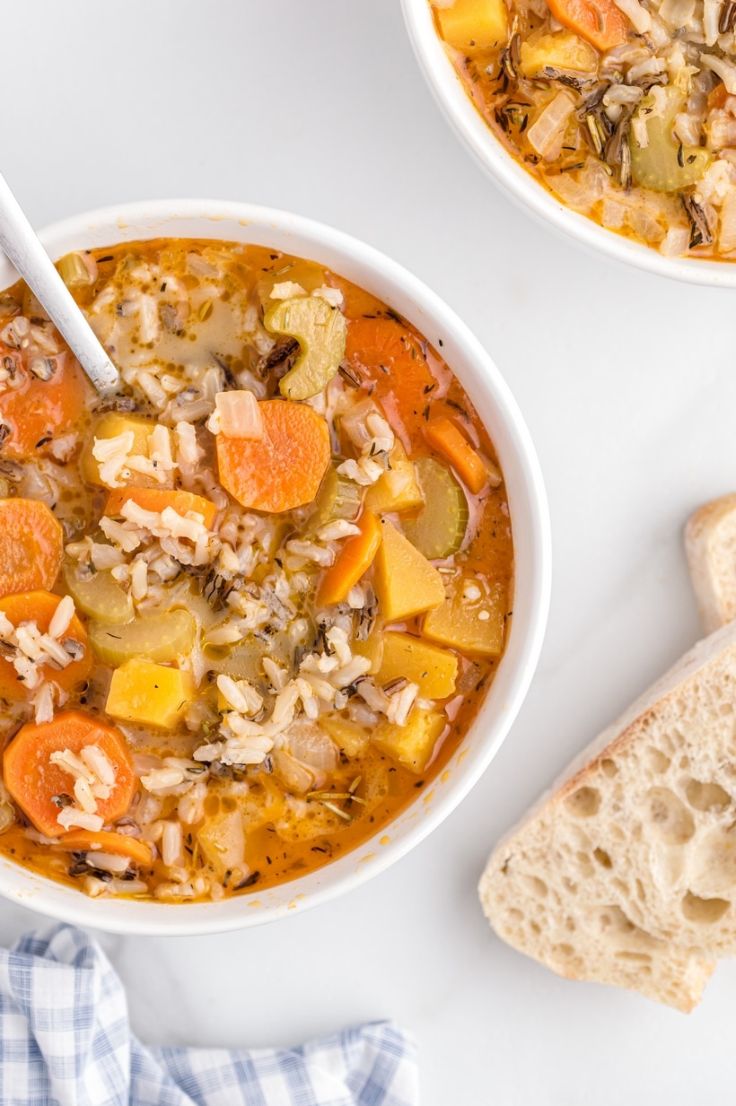 If you're craving a pure comfort meal, this Wild Rice Soup with its robust flavor and unique texture is not only visually appealing, but is the sort of thrifty luxury we should all master in the kitchen. comforting wild rice soup