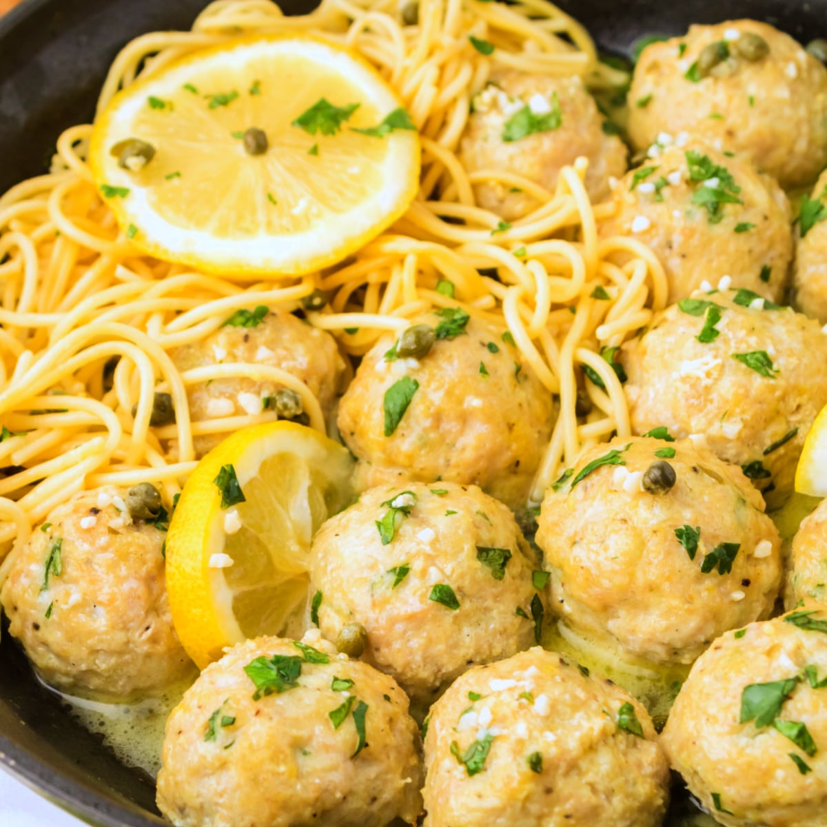 Easy Chicken Piccata Meatballs Recipe
