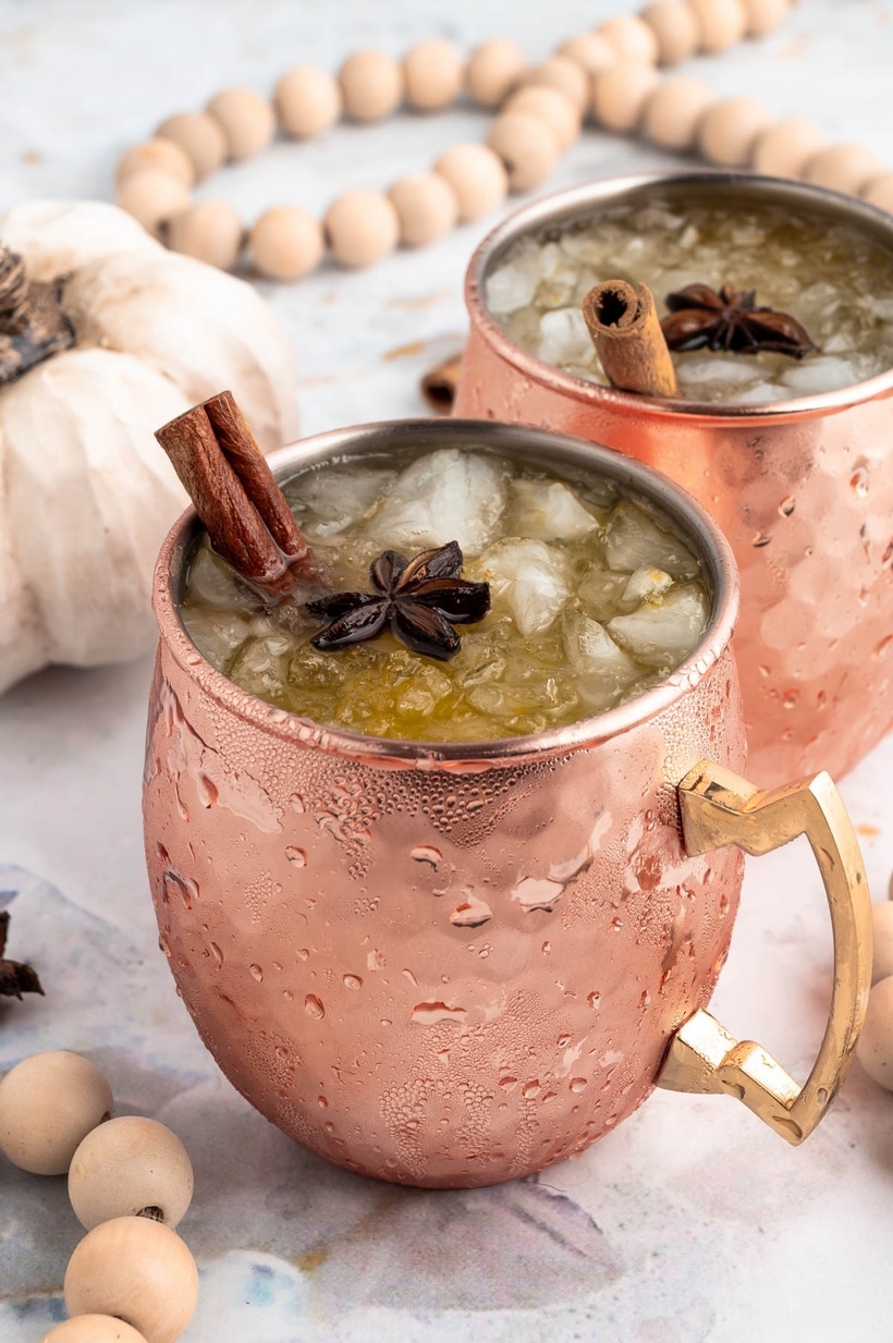 Pumpkin spice moscow mule