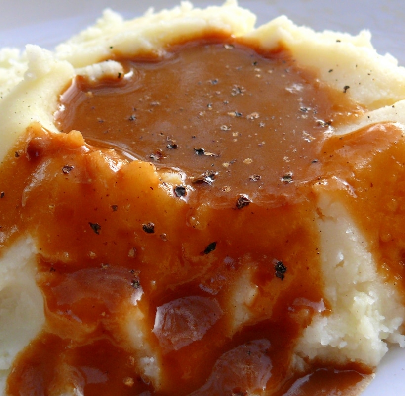 Lighten your stress-load by making this Make-Ahead Turkey Gravy for your holiday celebration. It can be made a couple of days ahead of your meal using turkey wings. turkey gravy make ahead