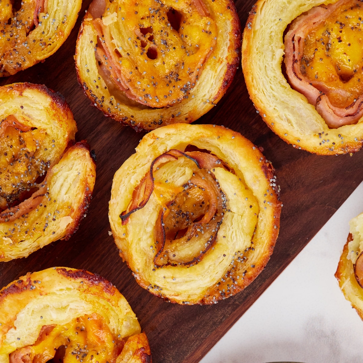Ham and Cheese Pinwheels