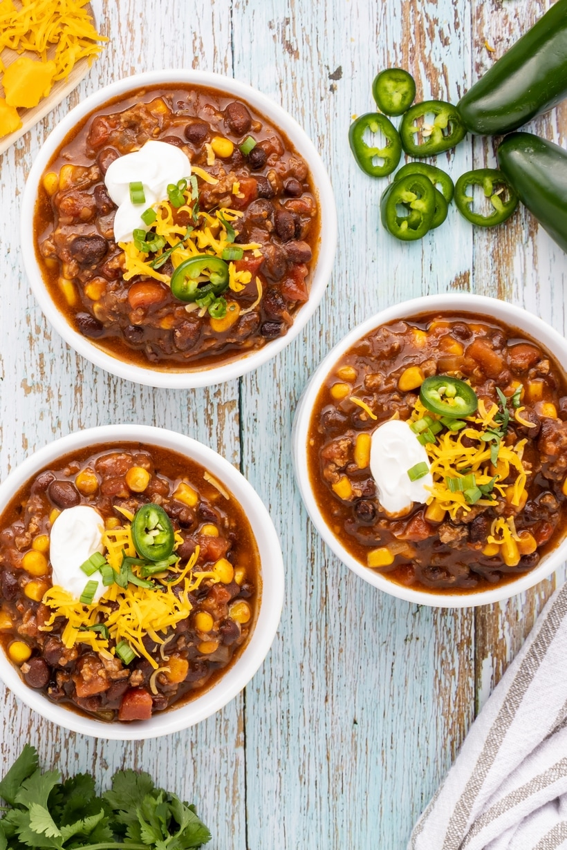 Taco soup with ground beef