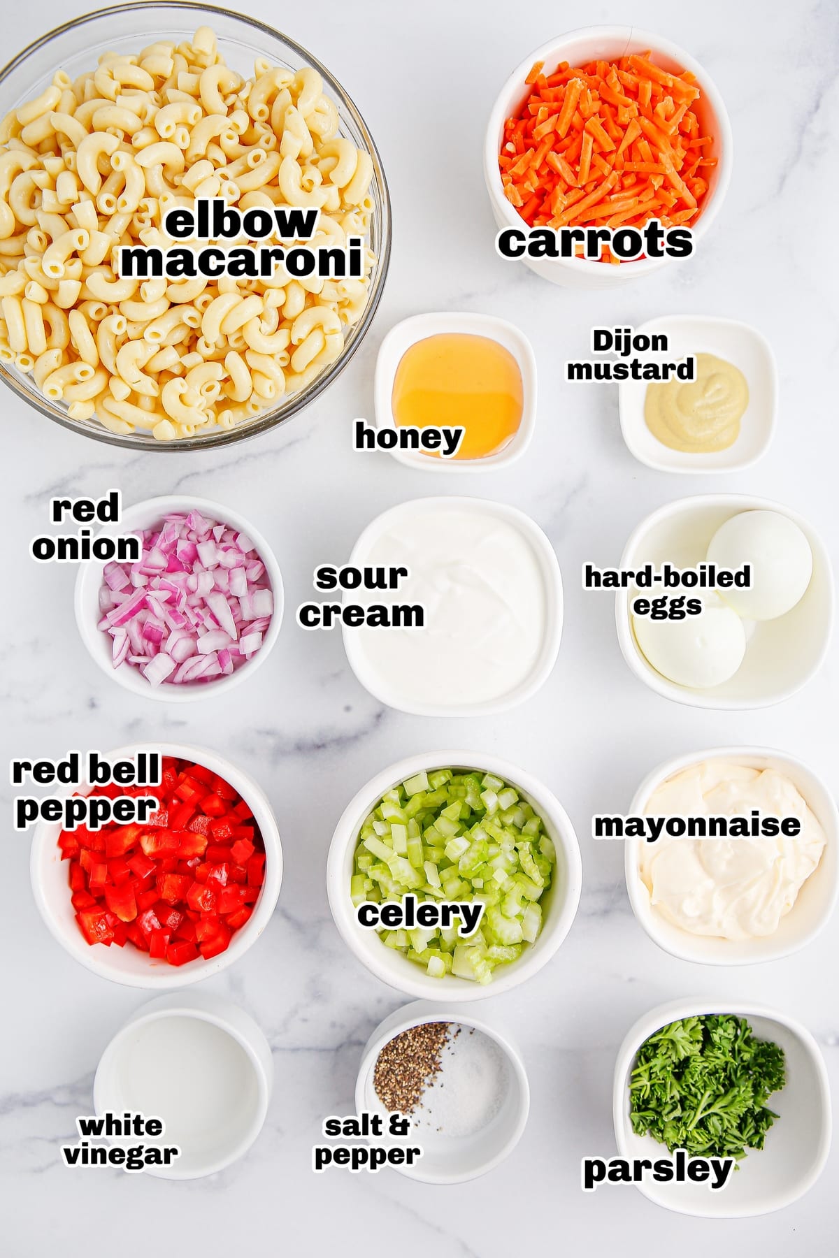 When the grill's going, a side dish that's both colorful and tasty is always a win. This Rainbow Macaroni Salad checks both boxes and always hits the spot. Loaded with veggies and plenty of flavor, it's the kind of pasta salad that belongs at any potluck, no matter the time of year. ingredients
