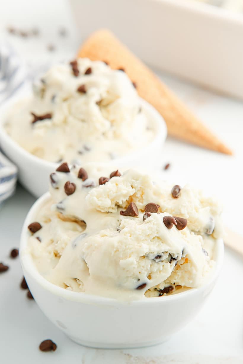 chocolate chip cookie dough ice cream