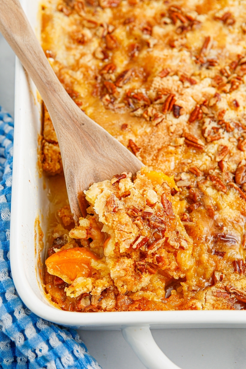 peach dump cake