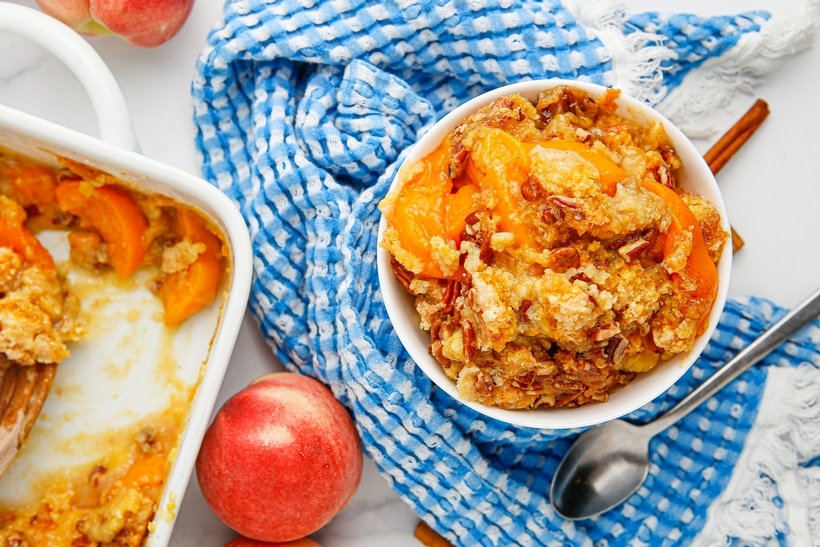 dump cake peach