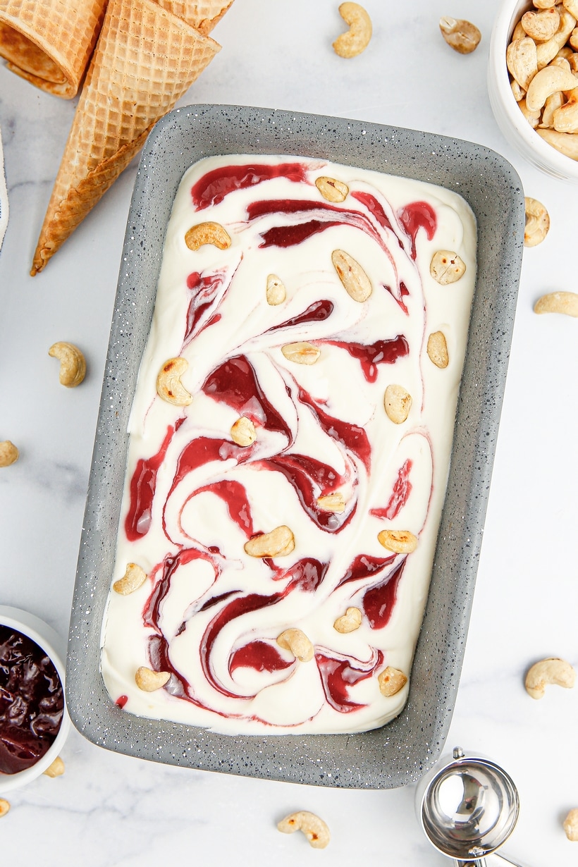 Baseball Nut Ice Cream (Baskin Robbins Copycat)