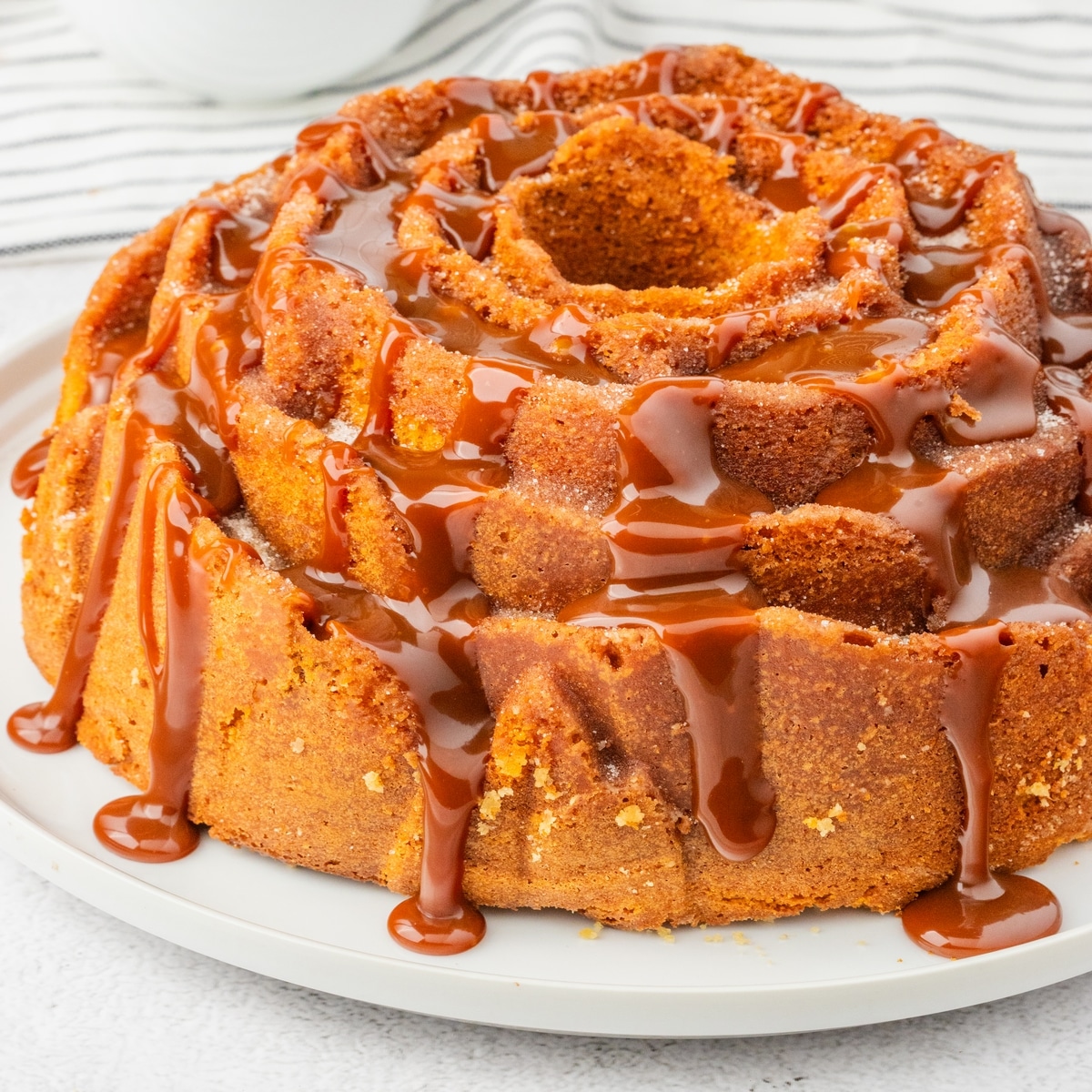 churro Bundt cake