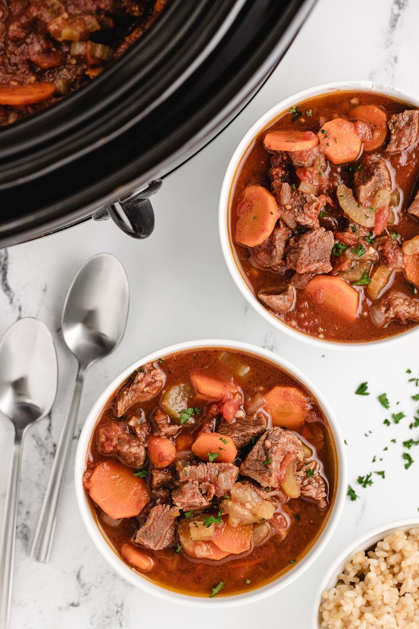You’re going to love the rich, hearty flavors of this slow cooker beef and tomato stew. It’s that kind of comforting, tomato-rich stew that’s perfect when the temperatures start to dip. With tender beef and deep, simmered flavors, it always feels just right. beef stew in the slow cooker